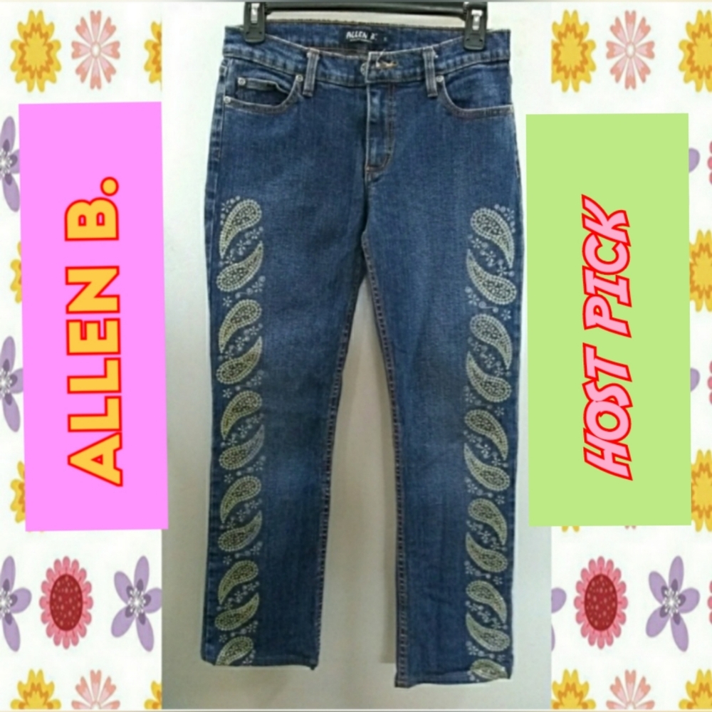 ALLEN B. BY ALLEN SCHWARTZ EMBELLISHED JEANS